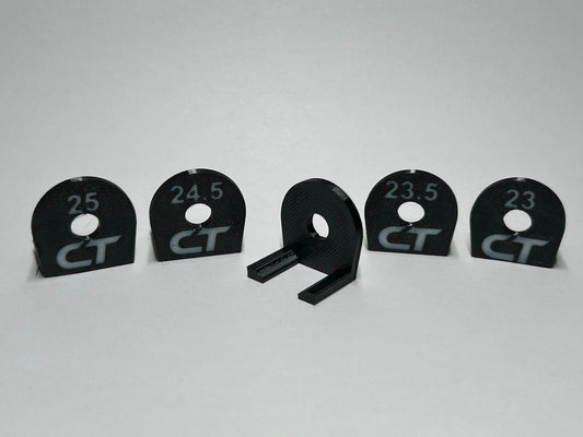CT Design 1/28 Scale Wheel Cutout Set