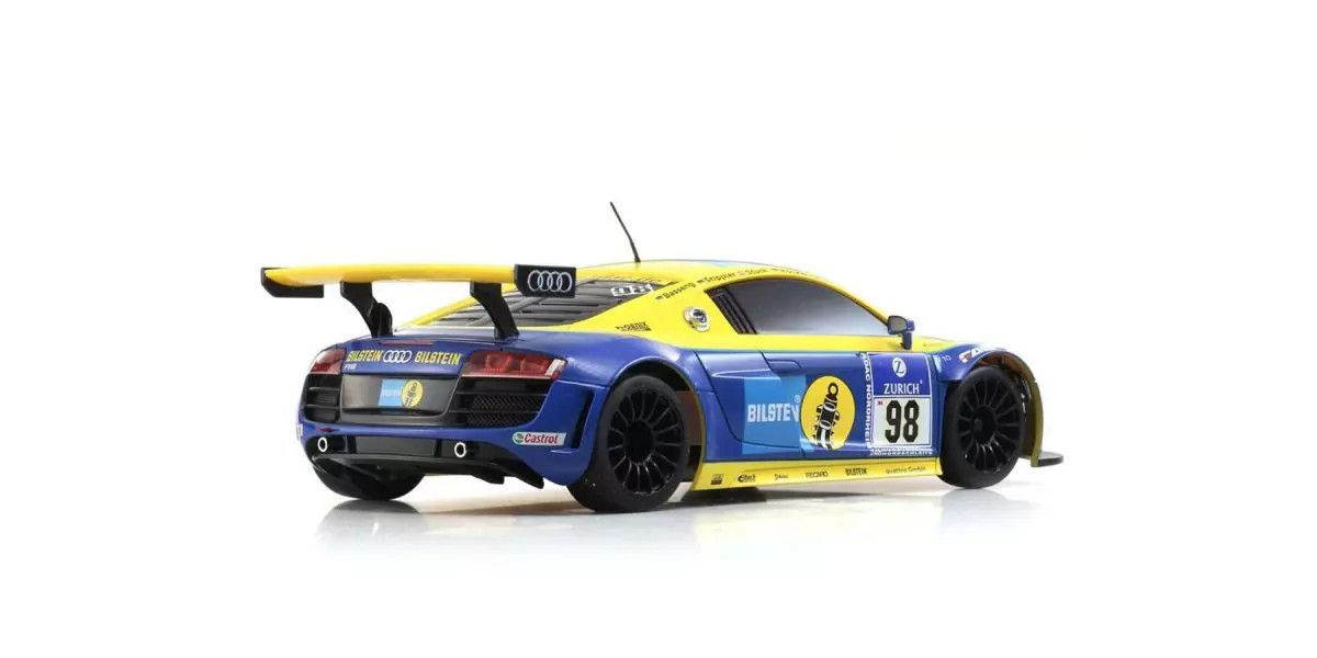 Kyosho Mini-Z RWD Readyset MR-04 Audi R8 LMS Phoenix Racing NBR 2010 #98