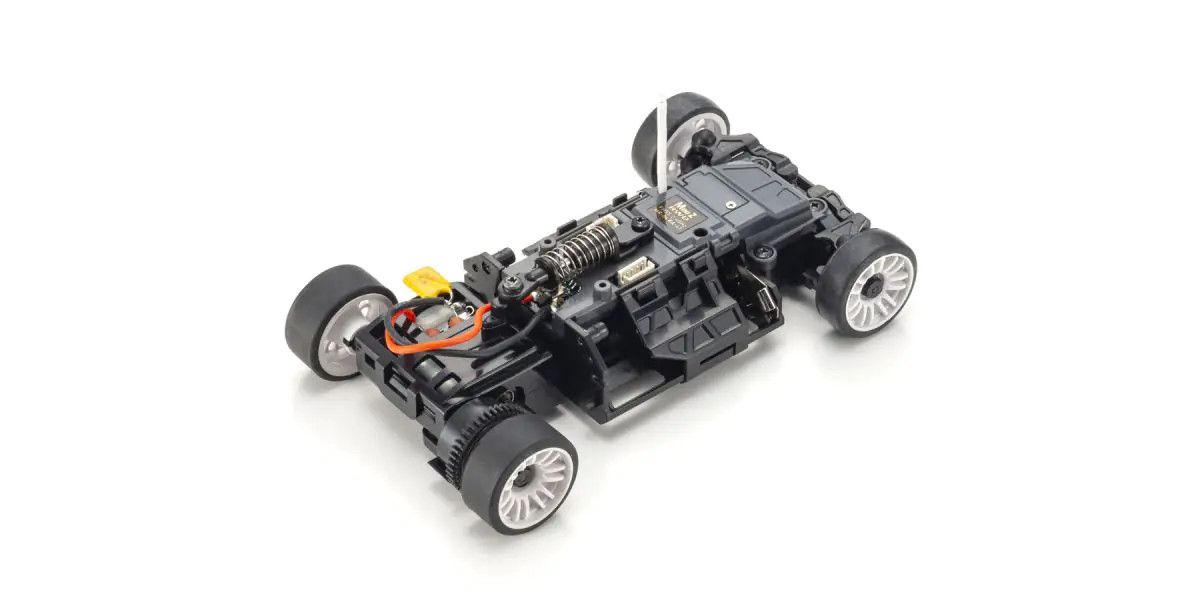 Kyosho Mini-Z RWD Readyset MR-04 Chevrolet Corvette C8.R Chrome Yellow 5