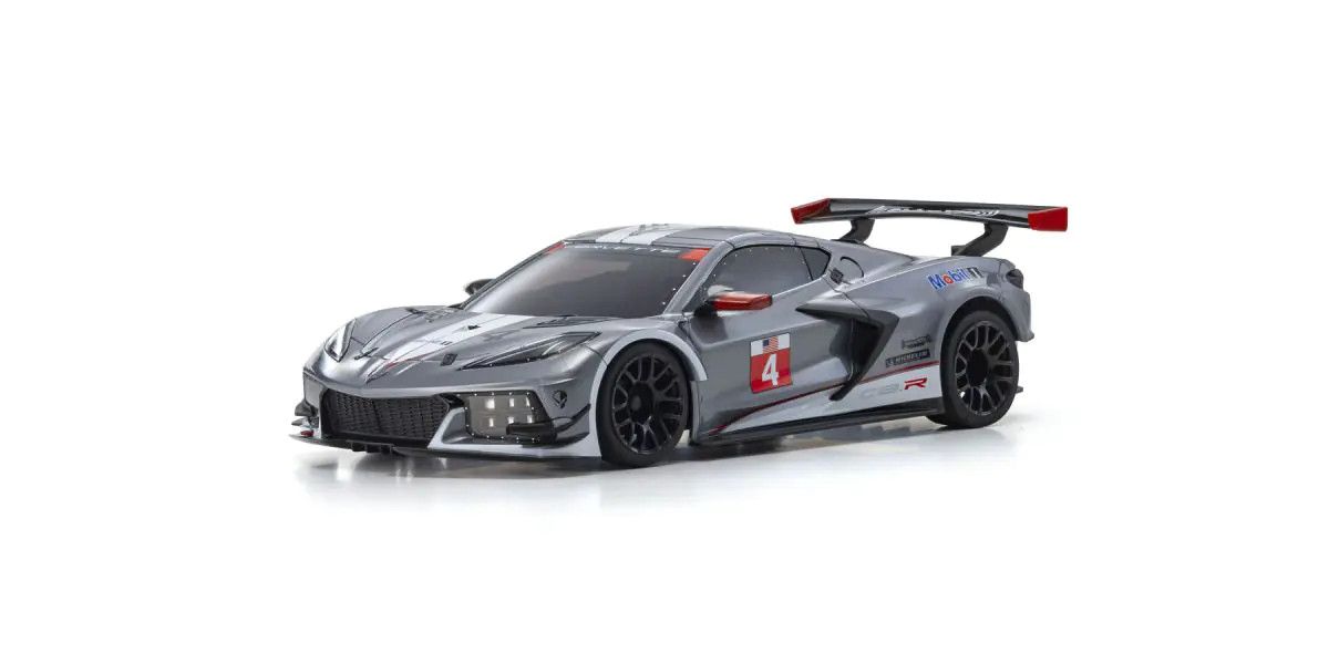 Kyosho Mini-Z RWD Readyset MR-04 Chevrolet Corvette C8.R Gunmetal White 2