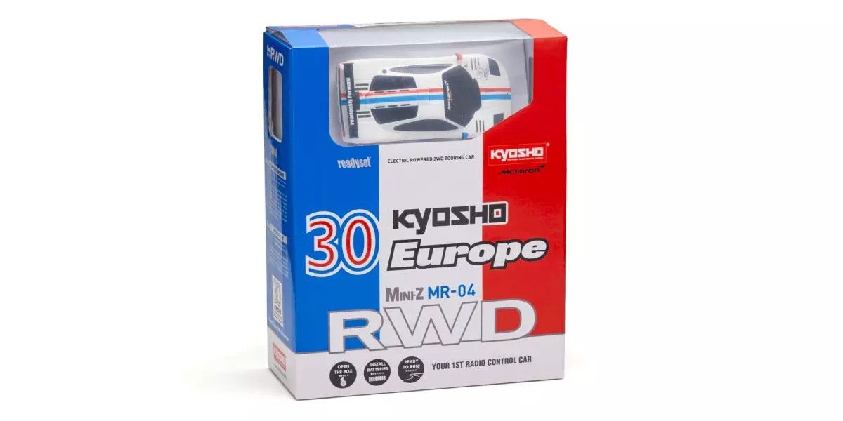 Kyosho Mini-Z RWD Readyset MR-04 McLaren F1 GTR FDL 30th Anniversary