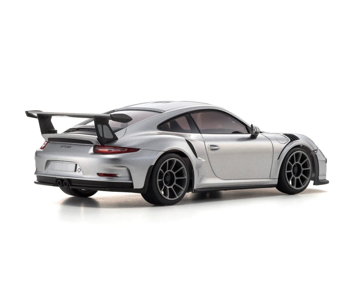 Kyosho Mini-Z RWD Readyset MR-04 Porsche 911 GT3 RS Silver Metallic