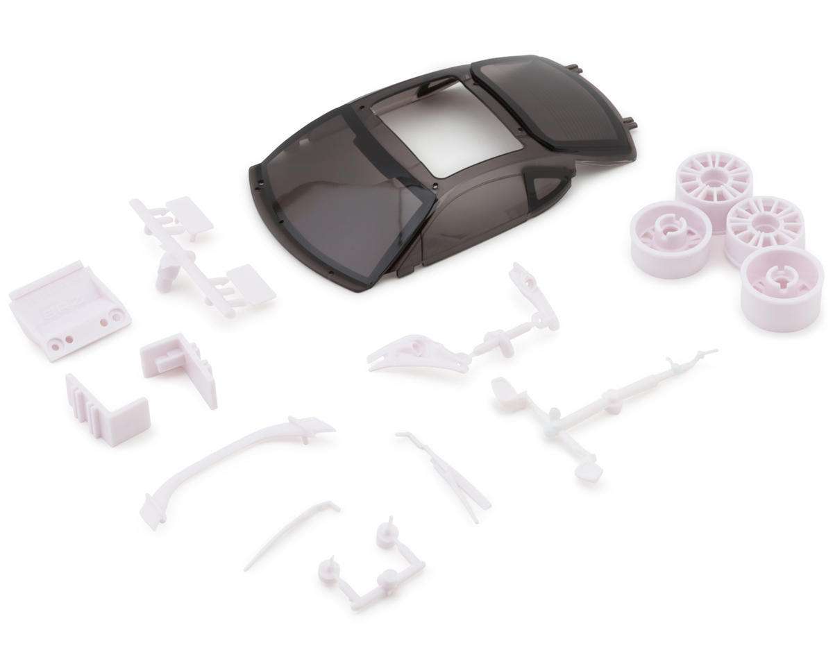 Kyosho Mini-Z Toyota 86 White Body Set Window, Rims, and Mounting Parts