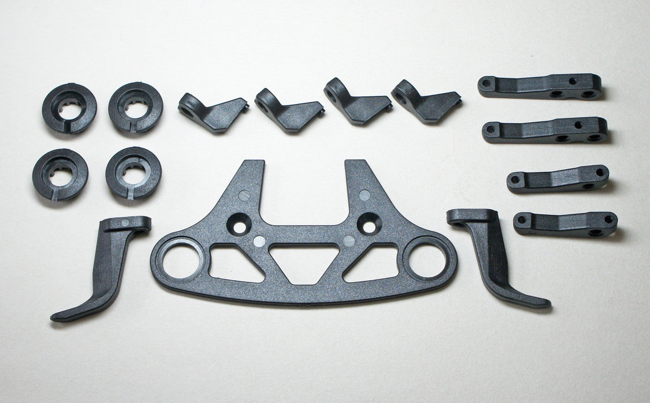 Mugen Seiki MTC Bumper Plate & Body Mounts Set
