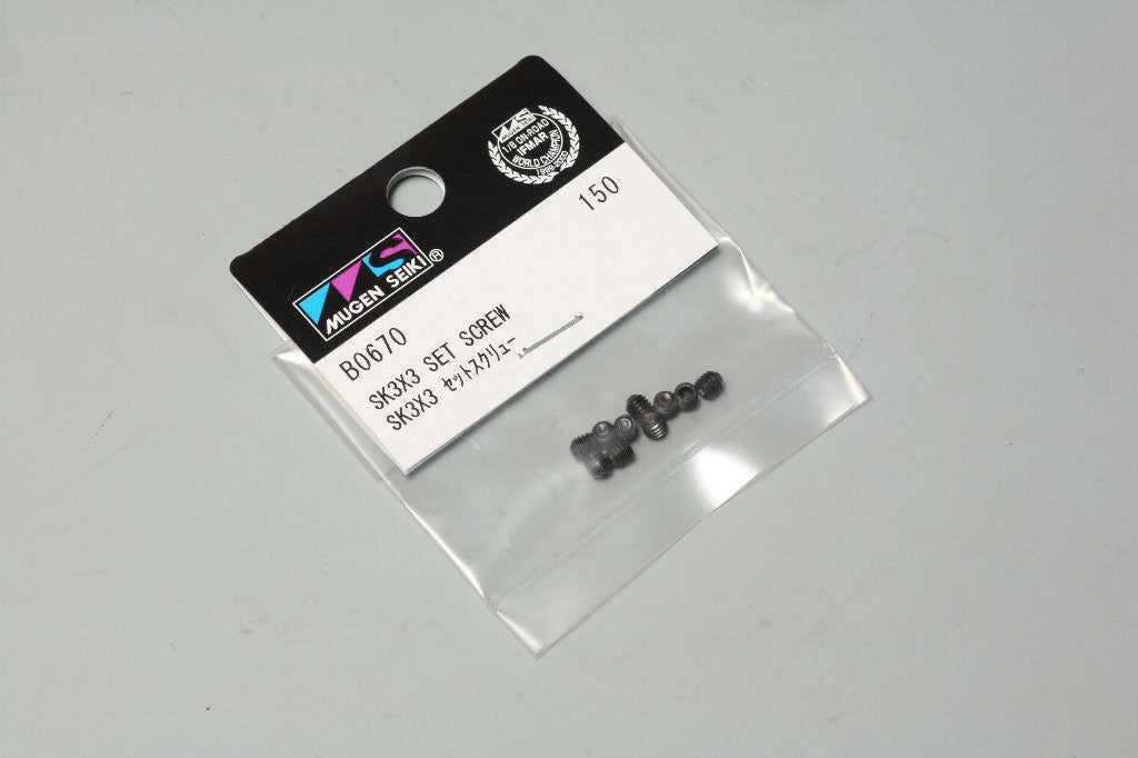 Mugen Seiki SK 3x3 Set Screws (10 pcs)