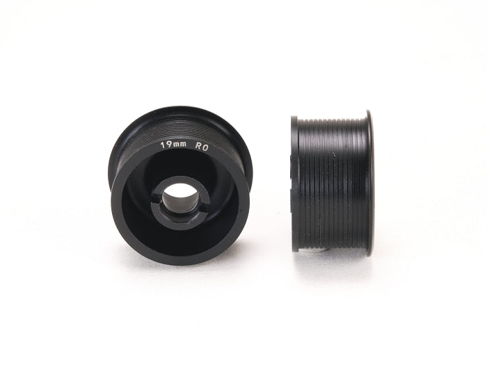 PN Racing 2WD Machine Cut Delrin Formula Flanged Wheel 11mm x 19mm +0 Offset Black