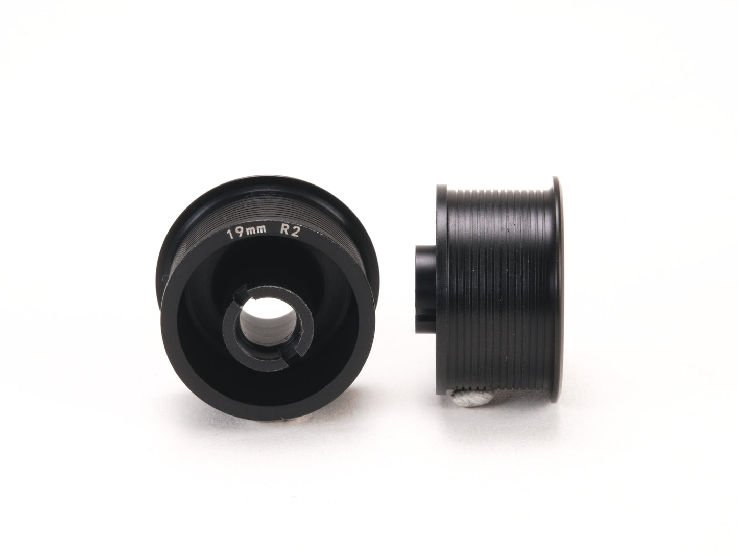 PN Racing 2WD Machine Cut Delrin Formula Flanged Wheel 11mm x 19mm +2 Offset Black