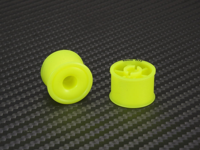 PN Racing 2WD Machine Cut Delrin Formula Flanged Wheel 14mm x 20mm Yellow