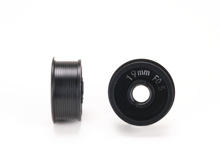 PN Racing 2WD Machine Cut Delrin Formula Flanged Wheel 8.5mm x 19mm +.5 Offset Black