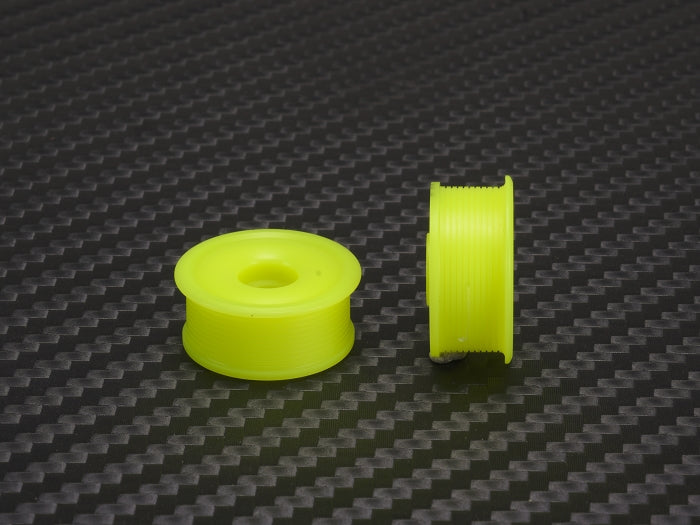 PN Racing 2WD Machine Cut Delrin Formula Flanged Wheel 8.5mm x 19mm +1 Offset Yellow