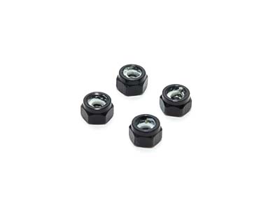 PN Racing Aluminum 2mm Wheel Nut Black