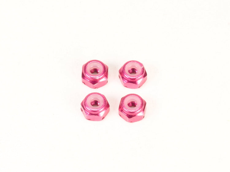 PN Racing Aluminum 2mm Wheel Nut Pink