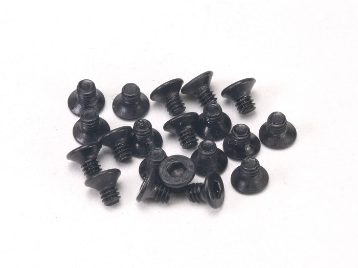 PN Racing M2x3 Hardened Carbon Steel Countersunk Machine Screw