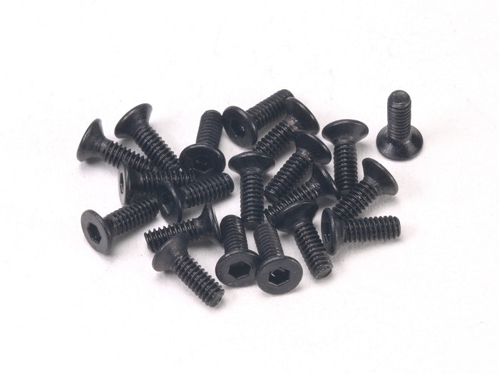 PN Racing M2x6 Hardened Carbon Steel Countersunk Machine Screw