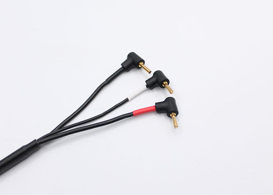 Reflex Racing 2mm Bullet Charging Cable (Black and Silver)