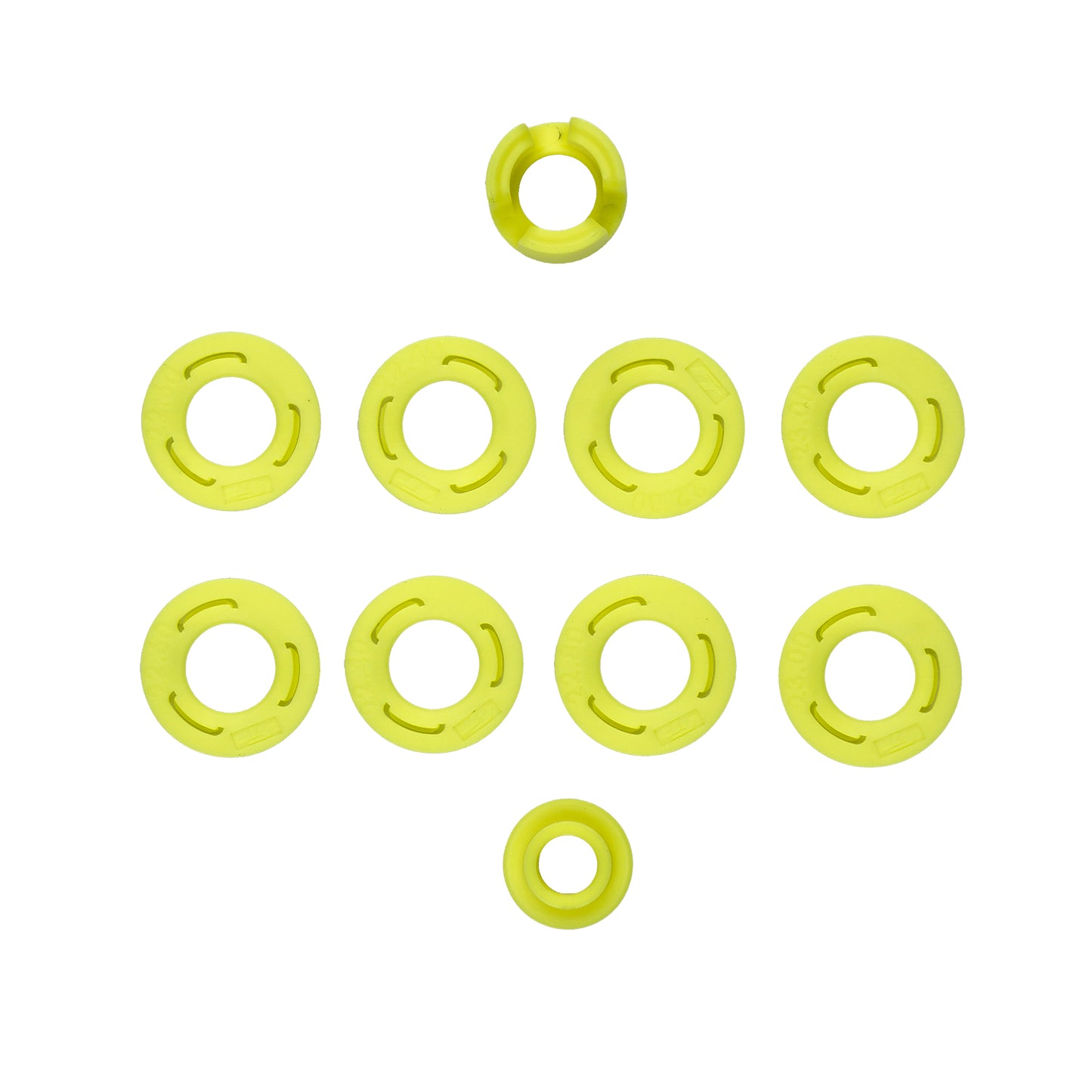 Team Associated RC28R FT Sidewall Flange Set Yellow