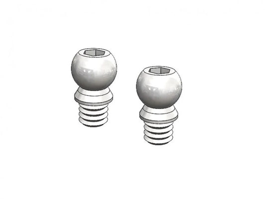 Atomic MRX 3.0mm M2 Ball Studs 2mm Length (2 pcs)