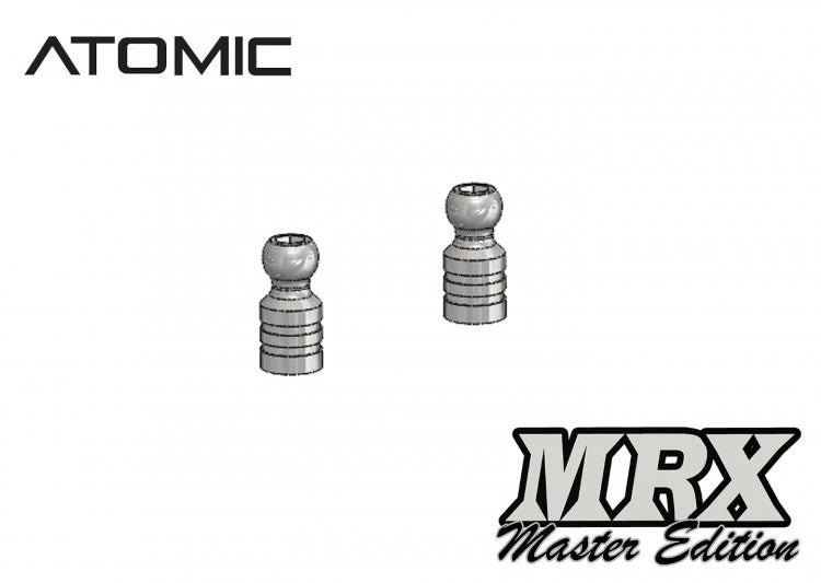 Atomic MRX Master 3.0mm Ball Stud for Steering (2 pcs)