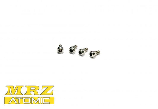 Atomic MRZ, MRT 2.5mm Ball Stud M1.4 Thread (4 pcs)