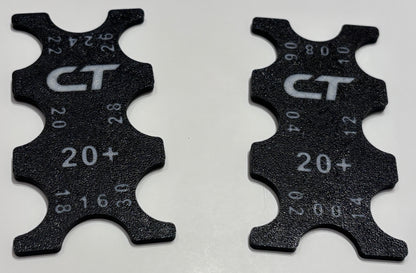 CT Design 1/28 Scale Tire Diameter Gauge (20-23mm)