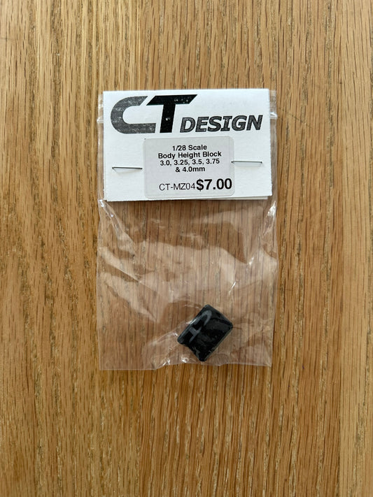CT Design 1/28 Scale Body Height Block