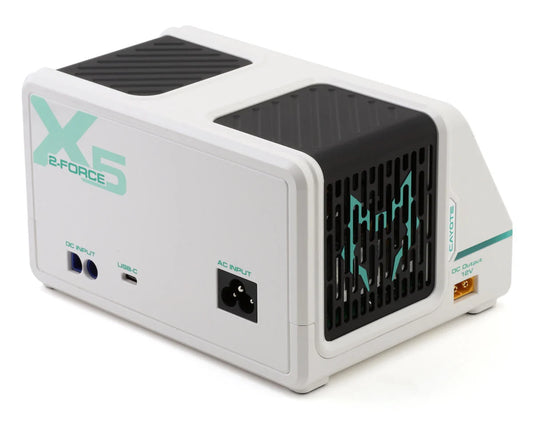 Cayote 2-Force X5 Racing Dual Battery Charger w/ XT90 Charge Lead (6S/40A) (AX 500W/DC 1400W)