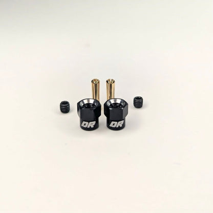 Dually Racing 1/28 Scale Bullet Plug Connectors & Aluminum Grips