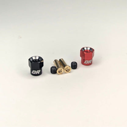 Dually Racing 1/28 Scale Bullet Plug Connectors & Aluminum Grips