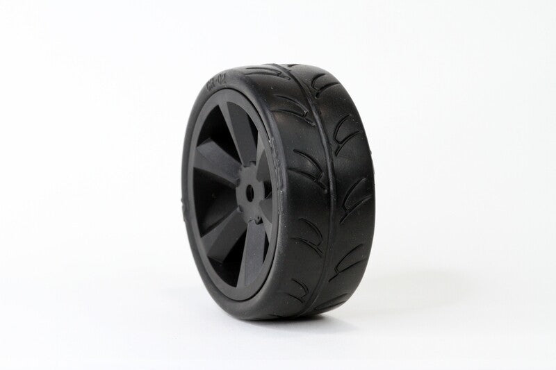 Gravity RC Non Belted Pre Glued USGT Tires Black Edge Wheel 4