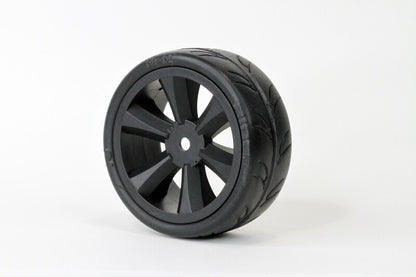 Gravity RC Non Belted Pre Glued USGT Tires Black Edge Wheel 5