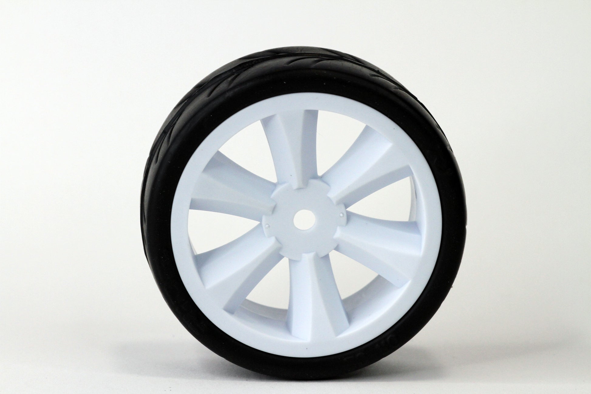 Gravity RC Non Belted Pre Glued USGT Tires White Edge Wheel 3