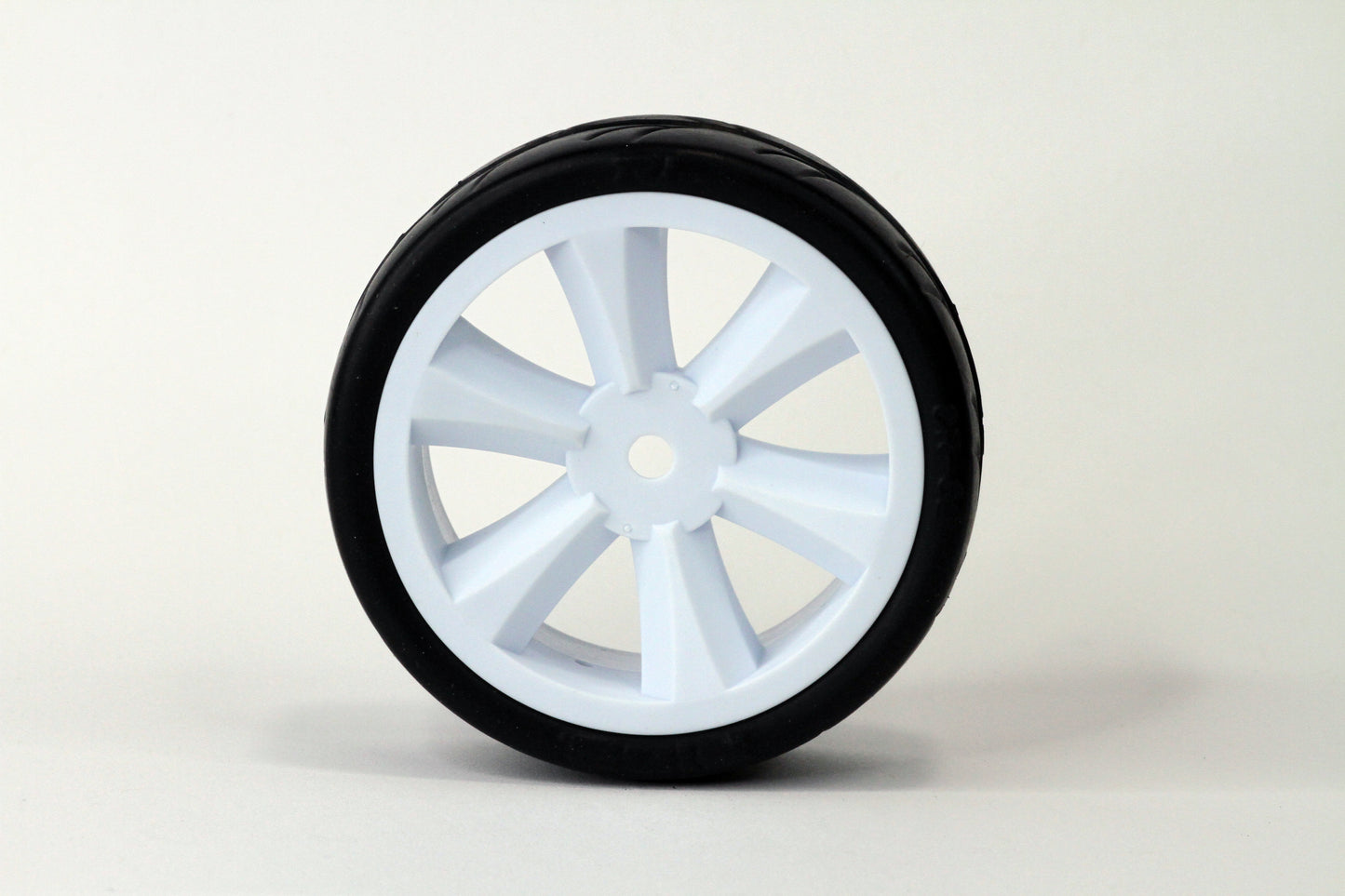 Gravity RC Non Belted Pre Glued USGT Tires White Edge Wheel 4