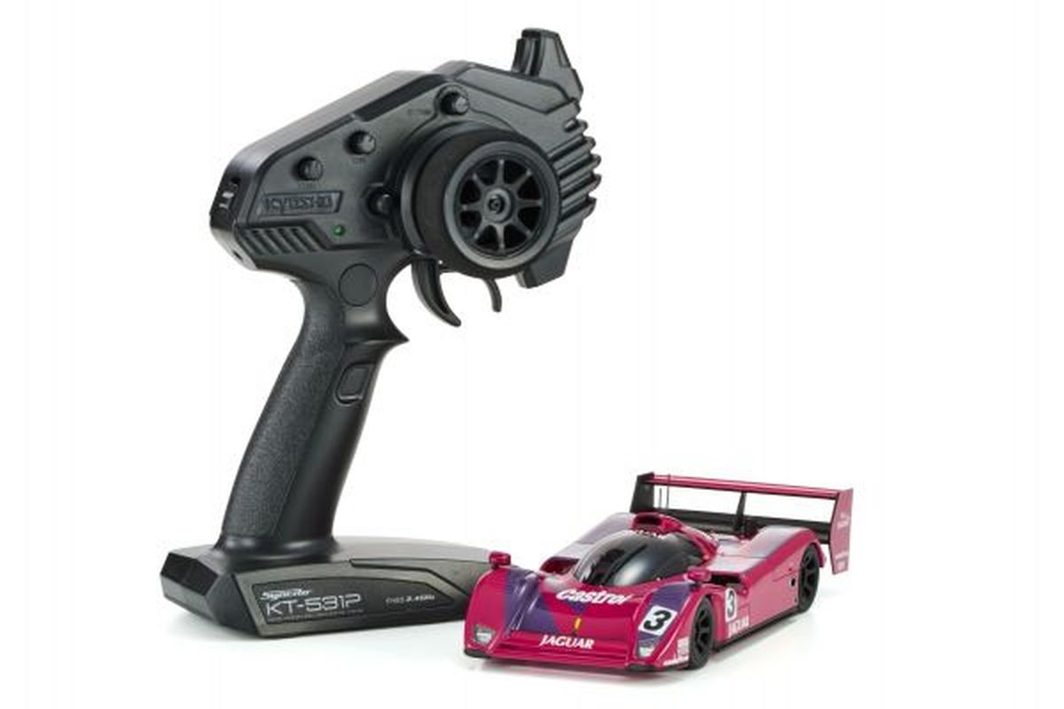 Kyosho Mini-Z RWD Readyset MR-04 1991 Jaguar XJR-14 No.3 Monza Winner (Pink)