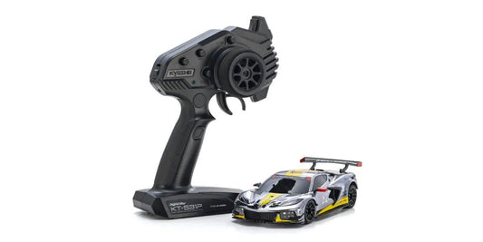Kyosho Mini-Z RWD Readyset MR-04 Chevrolet Corvette C8.R Chrome Yellow