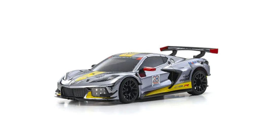 Kyosho Mini-Z RWD Readyset MR-04 Chevrolet Corvette C8.R Chrome Yellow 2
