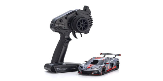 Kyosho Mini-Z RWD Readyset MR-04 Chevrolet Corvette C8.R Gunmetal Red
