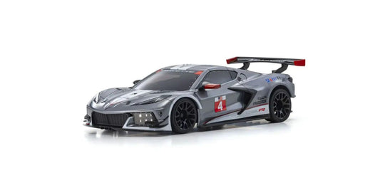 Kyosho Mini-Z RWD Readyset MR-04 Chevrolet Corvette C8.R Gunmetal White 2