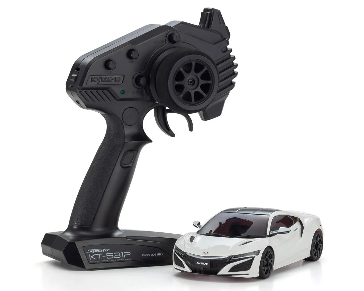 Kyosho Mini-Z RWD Readyset MR-04 Honda NSX 130R (White)