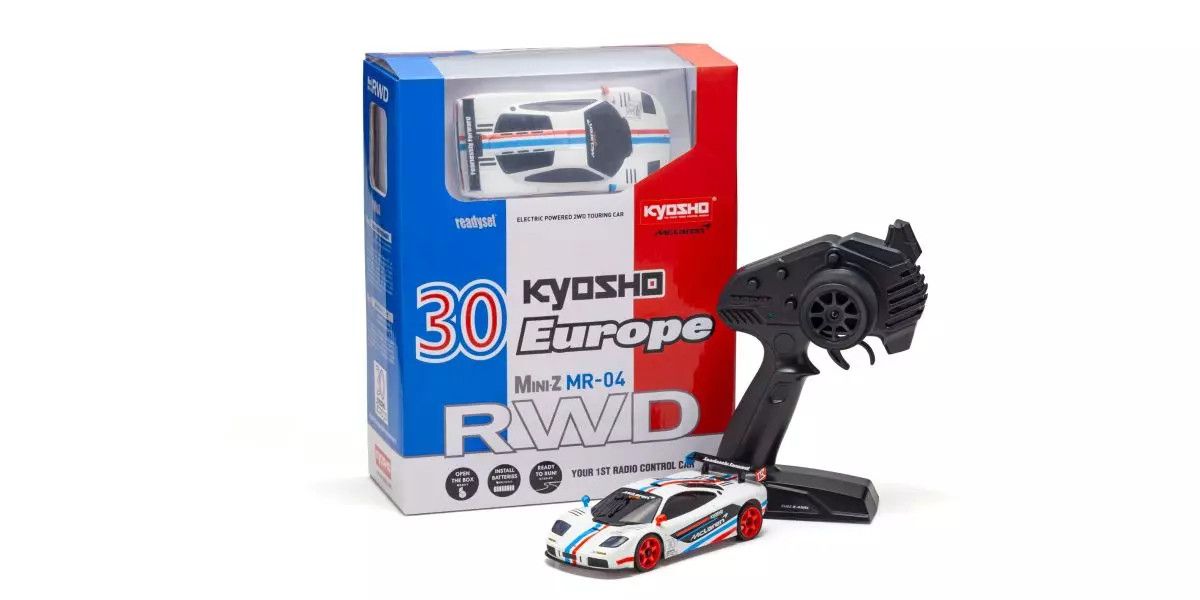 Kyosho Mini-Z RWD Readyset MR-04 McLaren F1 GTR FDL 30th