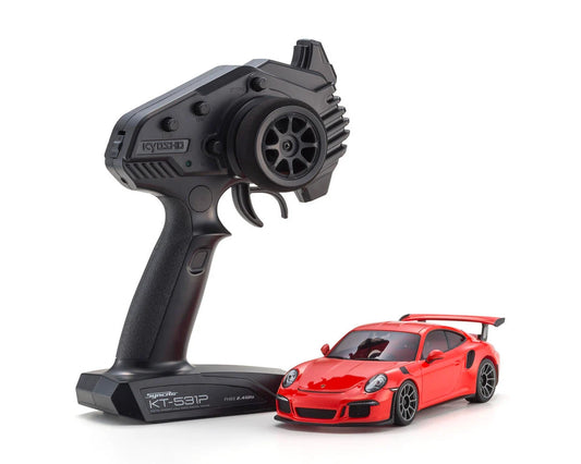 Kyosho Mini-Z RWD Readyset MR-04 Porsche 911 GT3 RS Lava Orange