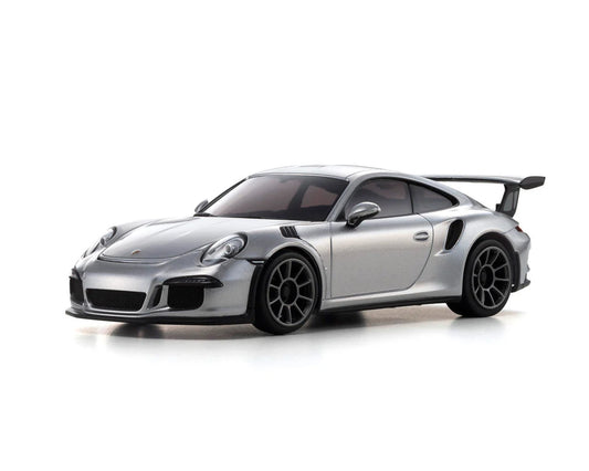 Kyosho Mini-Z RWD Readyset MR-04 Porsche 911 GT3 RS Silver Metallic