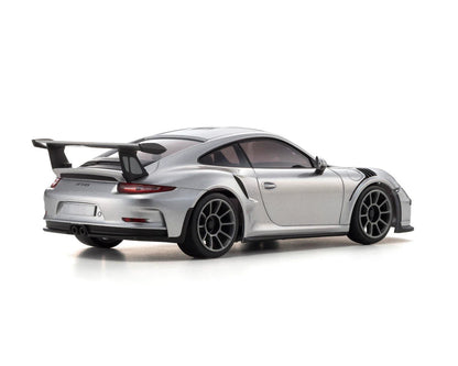 Kyosho Mini-Z RWD Readyset MR-04 Porsche 911 GT3 RS Silver Metallic