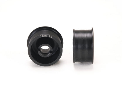 PN Racing 2WD Machine Cut Delrin Formula Flanged Wheel 11mm x 19mm +0 Offset Black