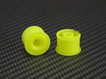 PN Racing 2WD Machine Cut Delrin Formula Flanged Wheel 14mm x 19mm Yellow
