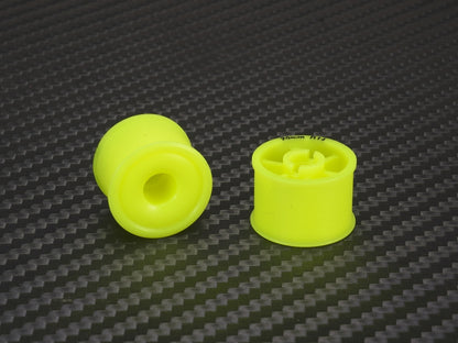 PN Racing 2WD Machine Cut Delrin Formula Flanged Wheel 14mm x 20mm Yellow