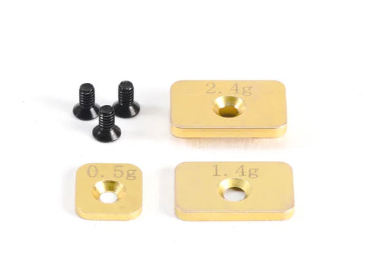 PN Racing Brass Weight Set for V2 Interchangeable Body Mount