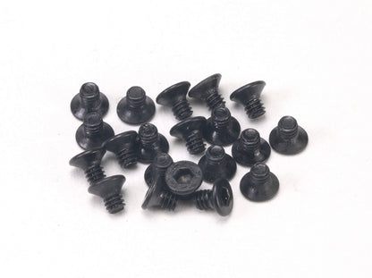 PN Racing M2x3 Hardened Carbon Steel Countersunk Machine Screw