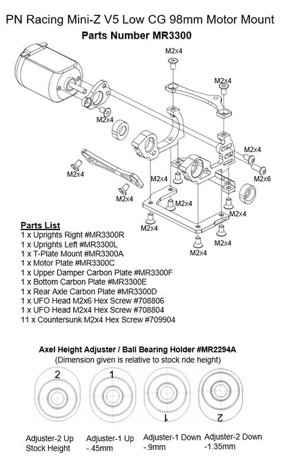 PN Racing V5 Motor Mount/Pod System