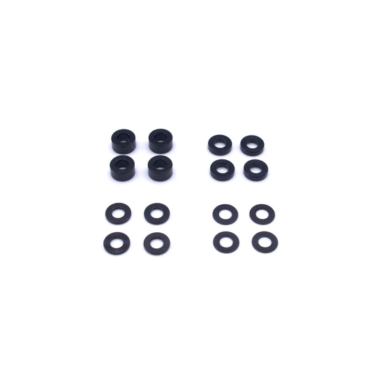 RTRC Black Aluminum Shims Set (16 pcs)