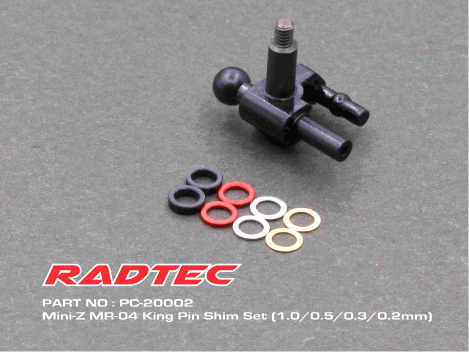 Radtec Mini-Z MR-04 King Pin Shim Set (8 pcs)